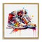 Stupell Industries Sneakers with Watercolor Drip Floating Frame, design by Creative Studio